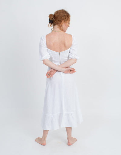 Reformation Clothing XS | US 0 Linen Midi Dress