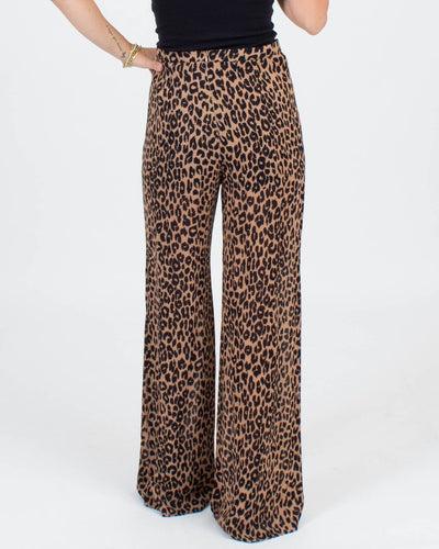 Reformation Clothing XS | US 2 Leopard Print Wide Leg Pants