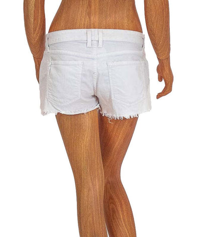 Rich & Skinny Clothing Medium | US 28 White Distressed Demin Shorts