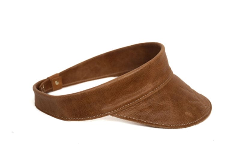 Right Tribe Accessories One Size Sunshine Embroidered Leather Visor