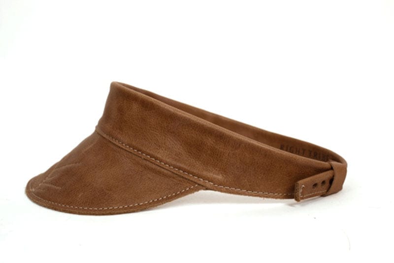 Right Tribe Accessories One Size Sunshine Embroidered Leather Visor