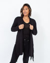 Riller & Fount Clothing Small | US 2 Black Tasseled Cardigan