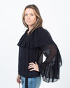 Robert Rodriguez Clothing Small | US 4 Sheer Black Blouse