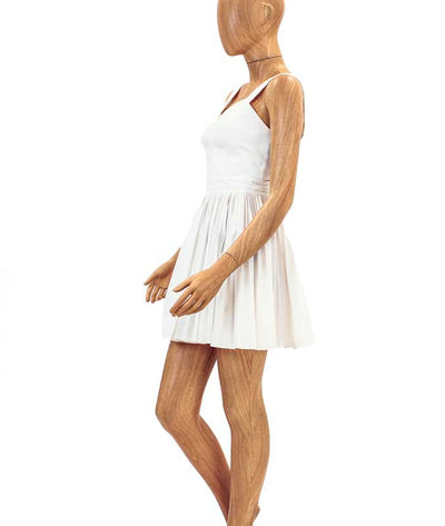 Robert Rodriguez Clothing XS | US 2 V-Neck Pleated Dress