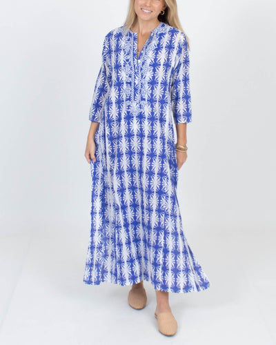 Roberta Roller Rabbit Clothing XS Block Print Maxi Dress