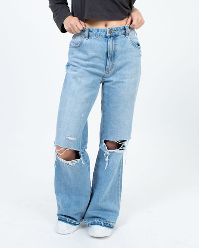 Rolla's Clothing Medium | US 28 "Eastcoast Flare" distressed jeans