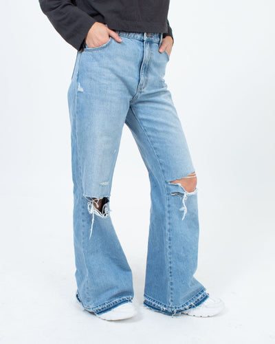 Rolla's Clothing Medium | US 28 "Eastcoast Flare" distressed jeans