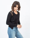 rosemunde Clothing Small Sheer Dot Cardigan