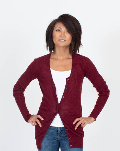 Rozae Nichols Clothing Medium Wool Cardigan