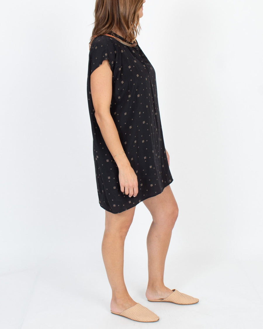 Rozae Nichols Clothing Small Beaded Silk Dress