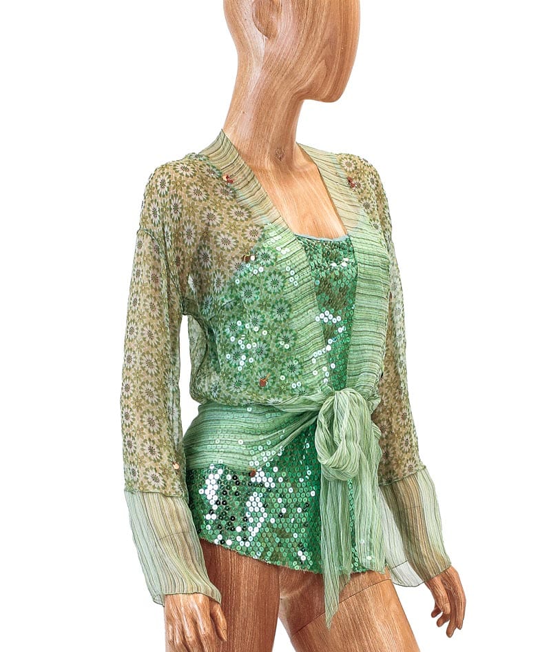 Rozae Nichols Clothing Small Two Piece Sequin Set