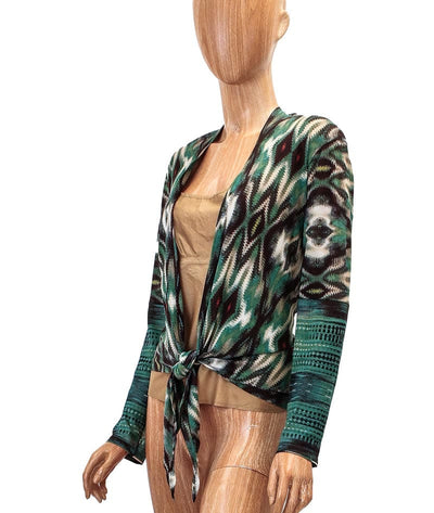 Rozae Nichols Clothing Small Two Piece Silk Wrap Set