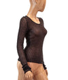 Rozae Nichols Clothing Small Woven Layering Cashmere Top