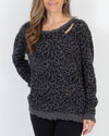 RtA Clothing XS Leopard Cashmere Sweater