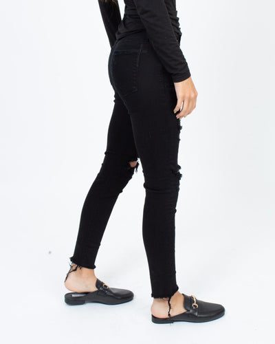 RtA Clothing XS | US 25 RtA Distressed Black Skinny Jeans