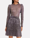 Sabina Musayev Clothing Large "Monique" Lurex Mini Dress