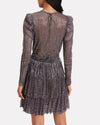 Sabina Musayev Clothing Large "Monique" Lurex Mini Dress
