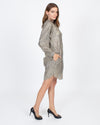 Sabina Musayev Clothing Small Tie Neck Metallic Dress