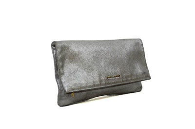 Saint Laurent Bags Large Large Metallic Fold Over Clutch