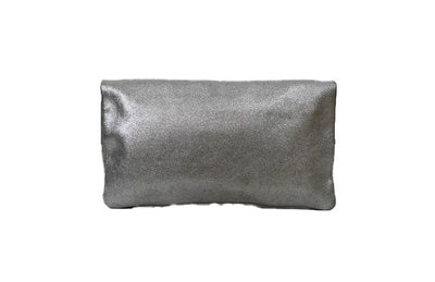 Saint Laurent Bags Large Large Metallic Fold Over Clutch