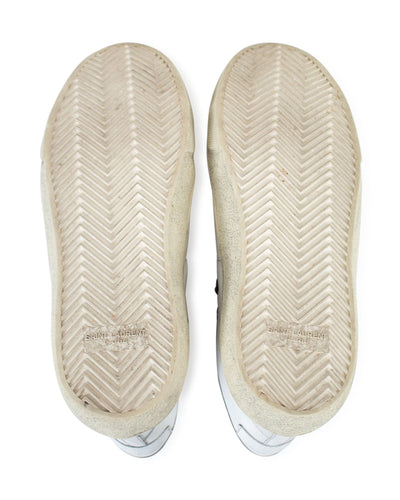 Saint Laurent Shoes Medium | US 9 I IT 39 White Leather High Top Sneakers