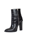 Saint Laurent Shoes Small | IT 38.5 I US 8.5 Black Leather High Heel Ankle Boots