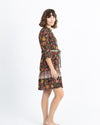 SALONI Clothing Small | US 4 Printed Button Down Dress