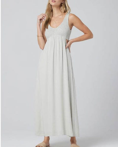 saltwater LUXE Clothing Small "Lilian" Sage Maxi Dress