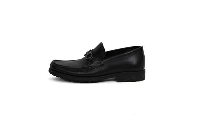 Salvatore Ferragamo Shoes Large | US 10.5 Leather Gancini-Bit Loafers