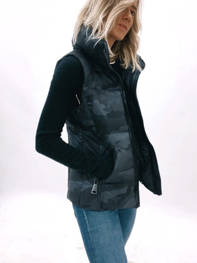 SAM. Clothing Medium Camo Print Puffer Vest