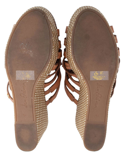 Sam Edelman Shoes Large | US 9.5 Leather Strap Wedges