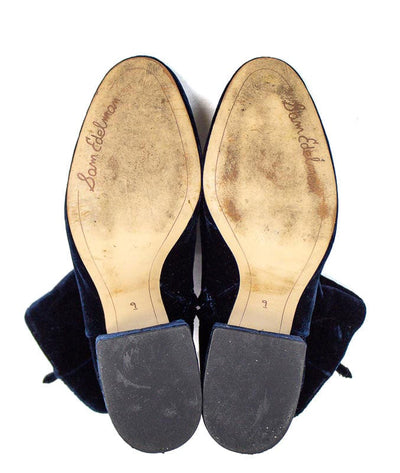 Sam Edelman Shoes Medium | US 9 "Taye" Navy Velvet Ankle Booties