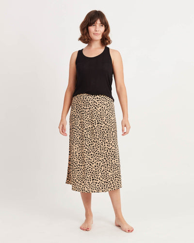 Sanctuary Clothing Medium Leopard Everday Midi Skirt