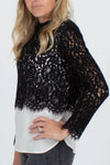 Sandro Clothing XS | US 0 Lace High Collar Blouse