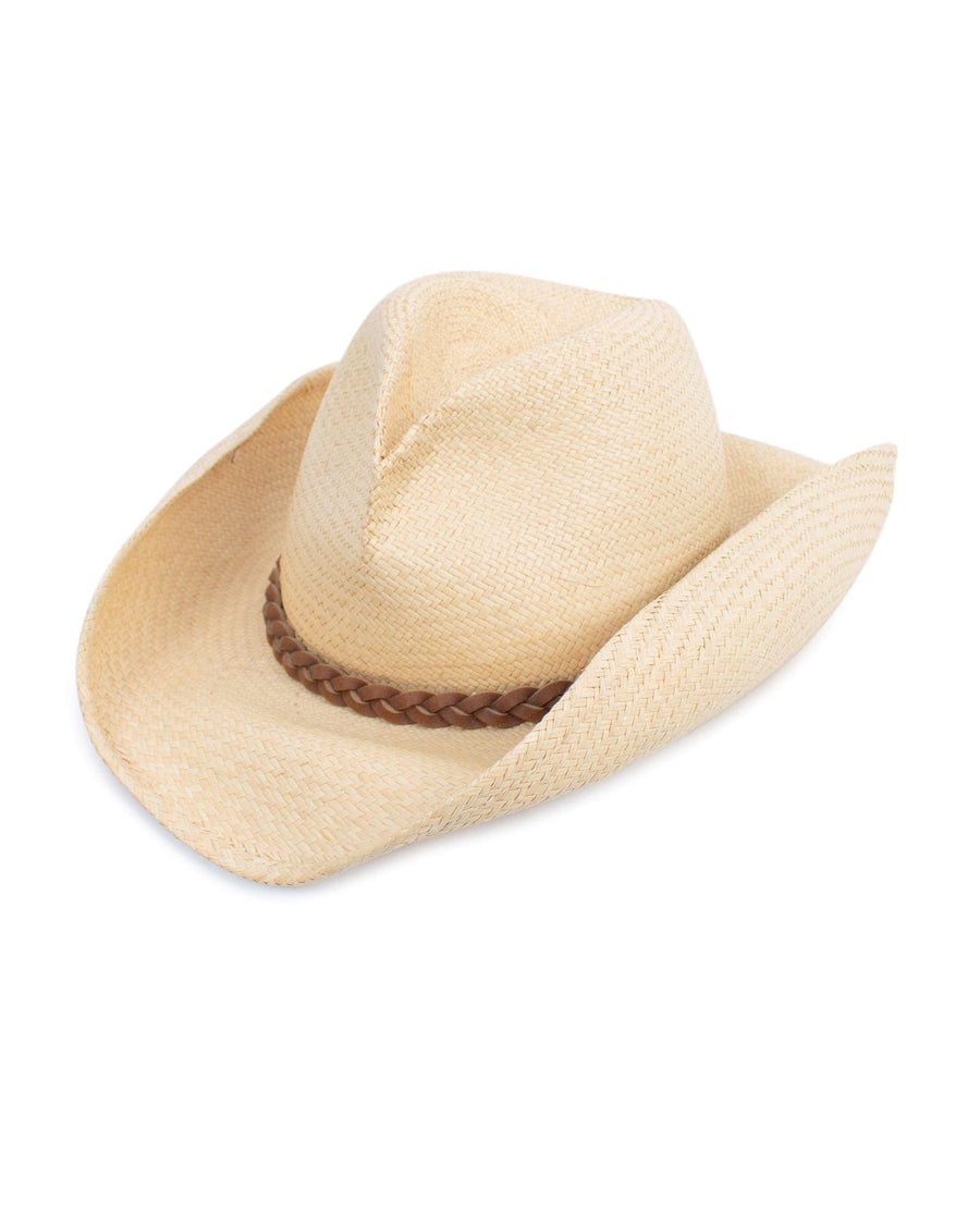 Scala Panama Accessories One Size Straw Cowboy Hat