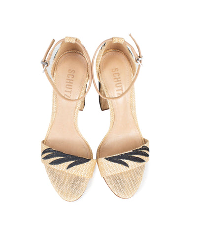 Schutz Shoes Small | US 6.5 Woven Block Heel
