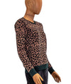 Scotch & Soda Clothing Medium Leopard Print Sweater