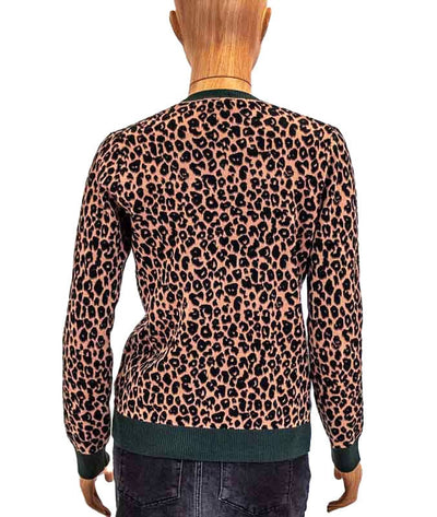 Scotch & Soda Clothing Medium Leopard Print Sweater