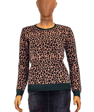 Scotch & Soda Clothing Medium Leopard Print Sweater