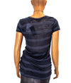 Scotch & Soda Clothing Medium Sheer Striped Tee