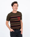 Scotch & Soda Clothing Medium Soft Striped Tee