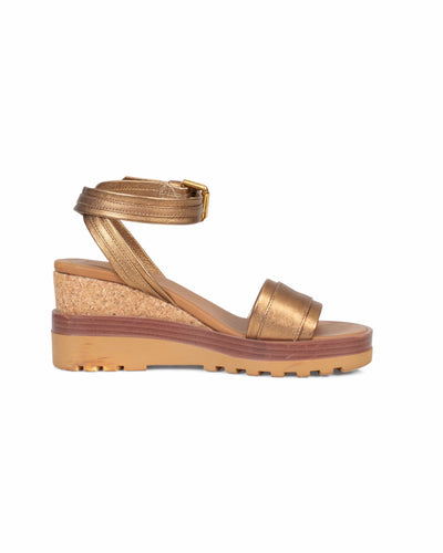 See by Chloé Shoes Small | 6 I 36 "Robin" Metallic Leather Sandals
