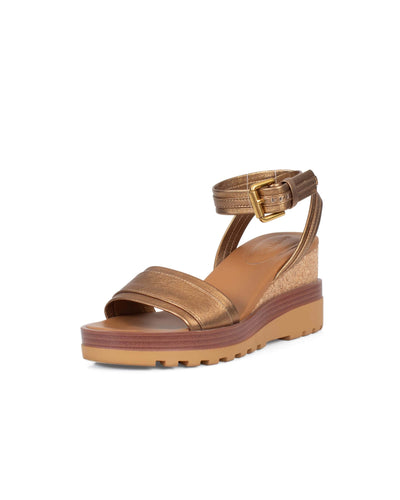 See by Chloé Shoes Small | 6 I 36 "Robin" Metallic Leather Sandals