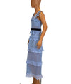 SELF-PORTRAIT Clothing XS | US 2 "Petunia Panelled" Midi Dress