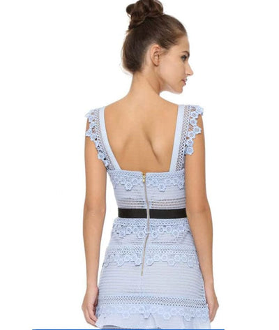 SELF-PORTRAIT Clothing XS | US 2 "Petunia Panelled" Midi Dress