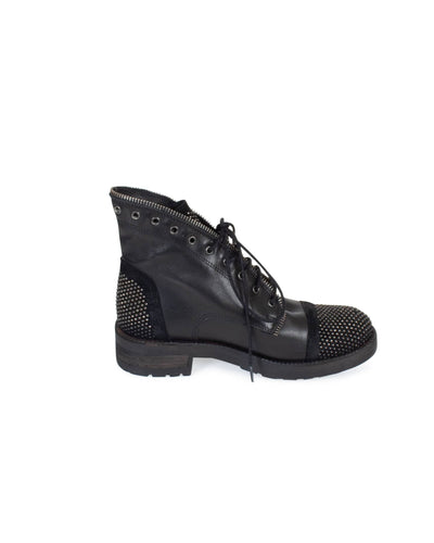 Sesto Meucci Shoes XS | 6 I 36 Black Studded Combat Boots