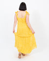SÉZANE Clothing Medium | US 8 I IT 38 Metallic Yellow Dress