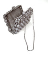 Shay Accessories Bags One Size Swarovski Skull Clutch