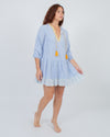 Shoshanna Clothing Medium "Classic Stripe Umbrella" Mini Dress