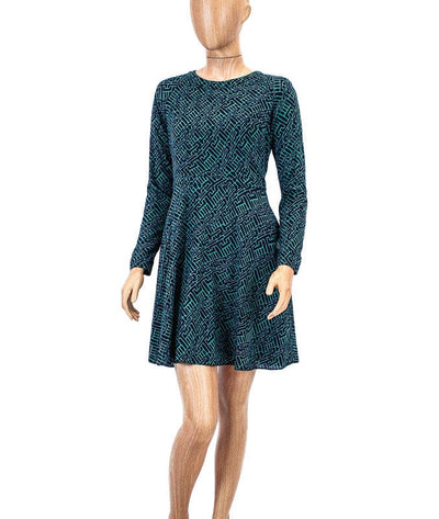 Shoshanna Clothing Small | US 4 Printed Long Sleeve Dress